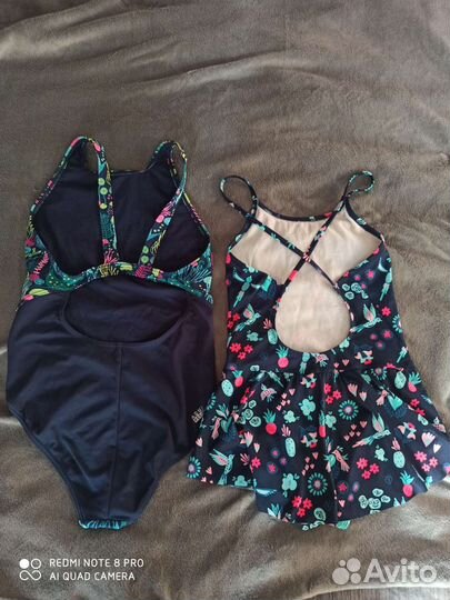 Купальник для девочки до 140 Декатлон