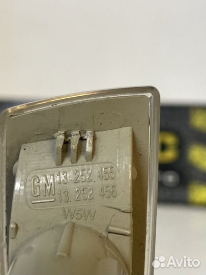 Повторитель указателя поворота Astra H Cruze Corsa