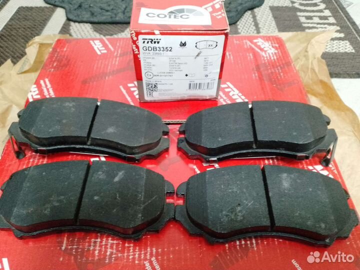 Тормозные колодки на hyundai, kia