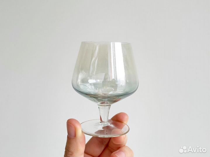 Фужеры цветное стекло винтаж