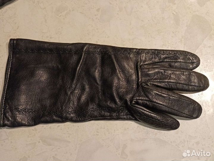 Перчатки женские, нат. кожа
