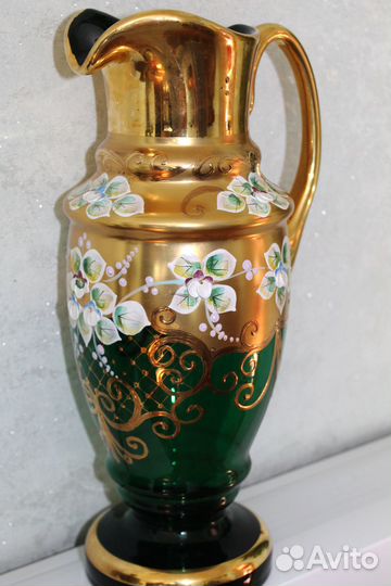 Посуда Фужеры бокалы кувшин вазы Чехия