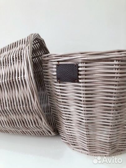 Кашпо плетеное