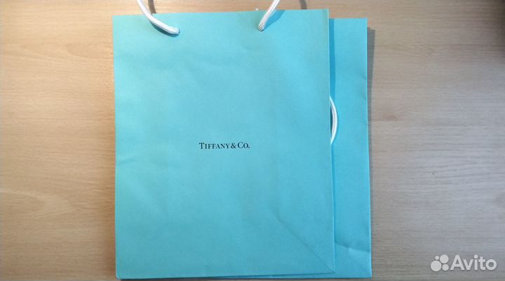 Tiffany бирюзовый пакет 24,5х20 см оригинал