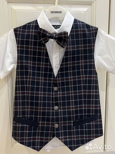 Жилетка школьная для мальчика 140