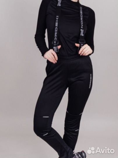 Разминочные брюки Nordski Premium Black W
