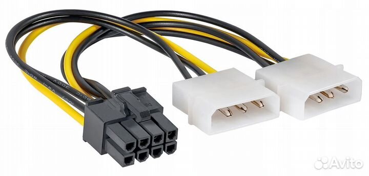 Molex- 6pin, molex-8 pin