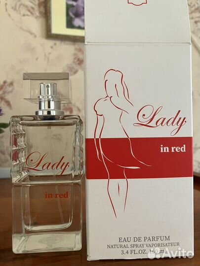 Парфюмерная вода lady in red
