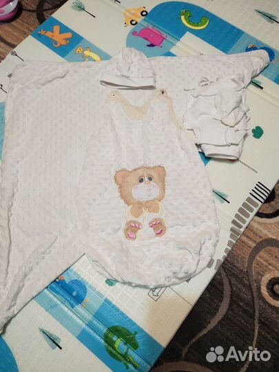 Плюшевый конверт на выписку