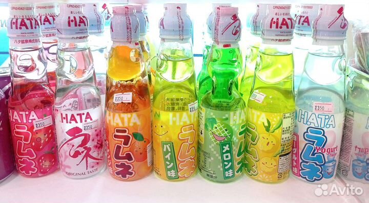 Японский лимонад с шариком рамунэ Ramune