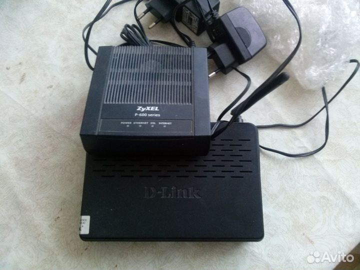 Adsl D-link dsl-2640u + zyxel P660RT3 EE