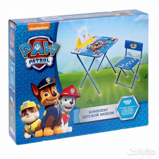 Столик и стул Щенячий патруль