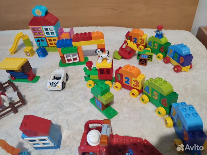 Lego Duplo россыпью, вес 7 кг 700 г