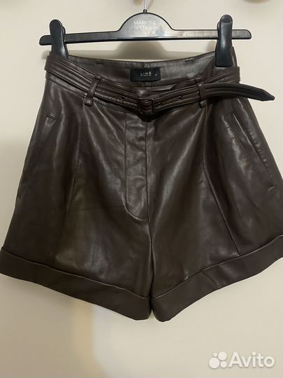 Кожаные шорты lime