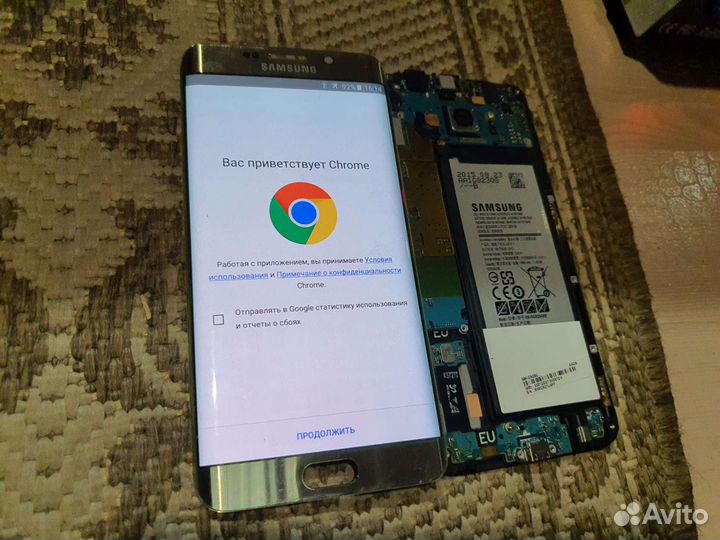 Дисплей samsung s6 edge+