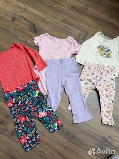 Детские вещи пакетом на девочку 6-18 месяцев