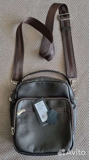 Сумка мужская натуральная кожа