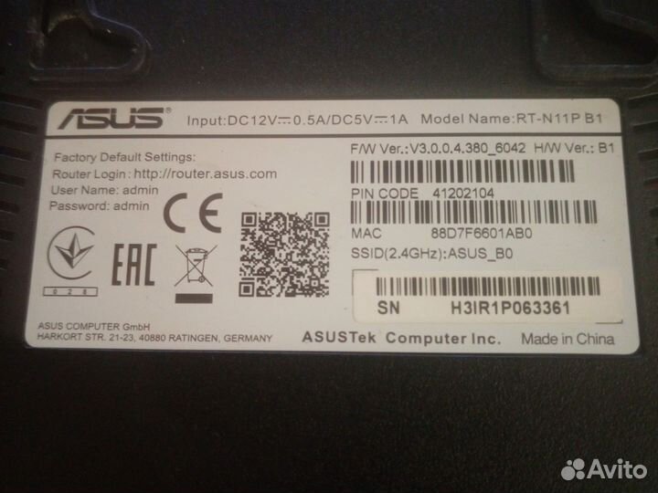 Роутер Asus Rt-n11p