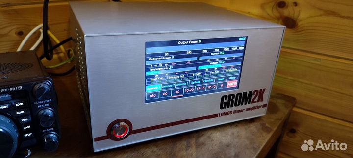 Усилитель мощности кв 1,2кВт Grom2k