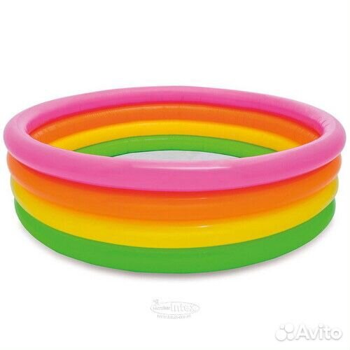 Надувной бассейн intex