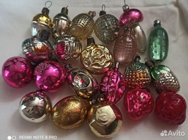 Елочные игрушки СССР 21шт