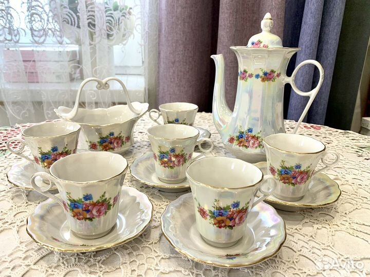 Сервизы кофейные Коростень, Городница и др