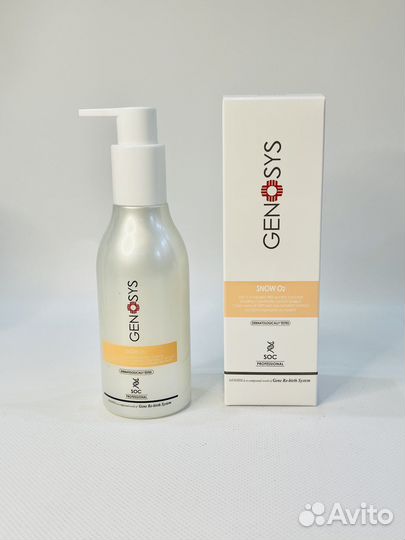 Genosys очищающая маска пенка Snow O2