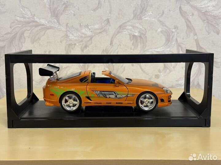 Модель авто Toyota Supra, fast, jada, 1:18