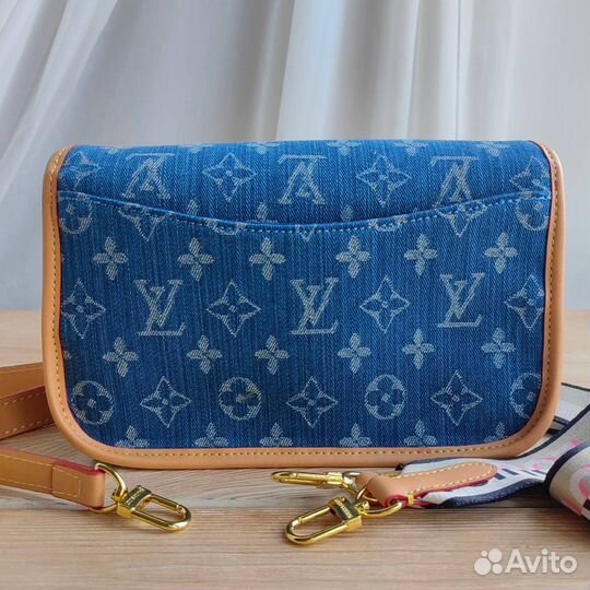 Сумка louis vuitton denim джинсовая