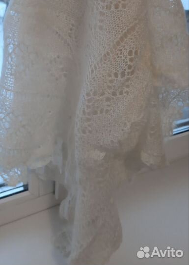 Шаль пуховая паутинка