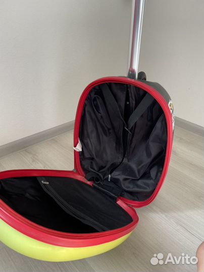 Детский чемодан самокат