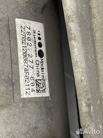 Электрорейка бмв ф20 116d