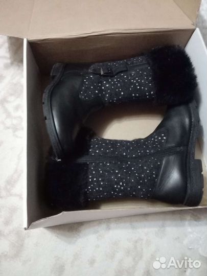 Сапоги зимние новые жён 35р
