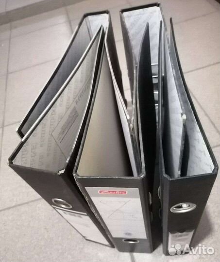 Папки-скоросшиватели бывшие в употреблении