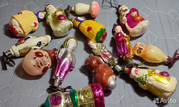 Игрушки елочные СССР