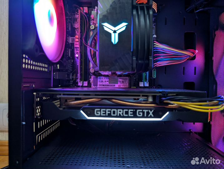 Игровой пк Palit, i7, GTX 1660 Super 6gb, озу 32gb