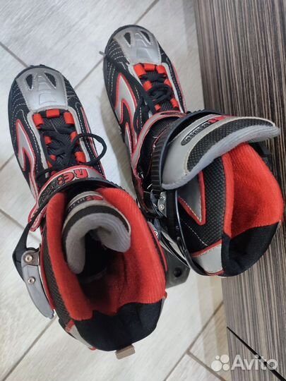 Коньки роликовые раздвижные, ролики, размер 34-38