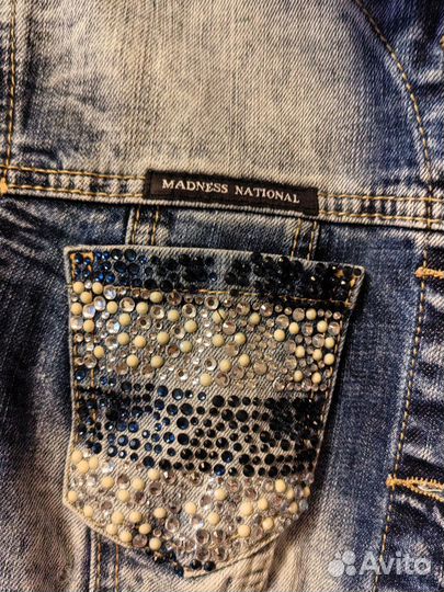 Пиджак джинсовый