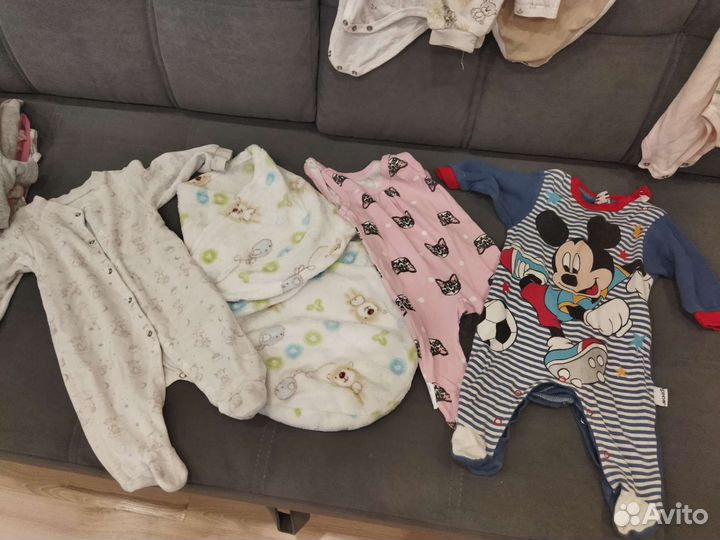 Два мешка 240 литров с детскими вещами