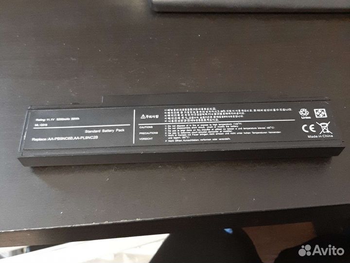 Аккумулятор для ноутбука samsung