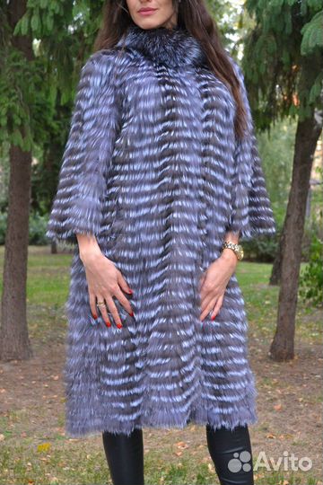 Кардиган из чернобурки