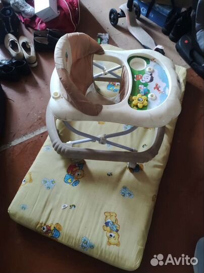 Ходунки детские, кокон, пеленальный матрас