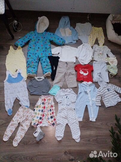 Пакет одежды на 2-10 мес