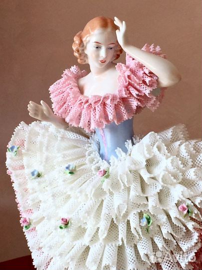 Старинная балерина Ситцендорф 1920-1940гг