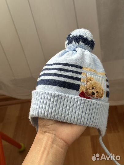 Демисезонная детская шапка 40-42