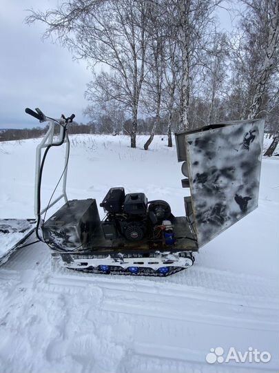 Самодельный мотобуксировщик