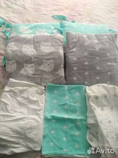 Бортики в детскую кроватку