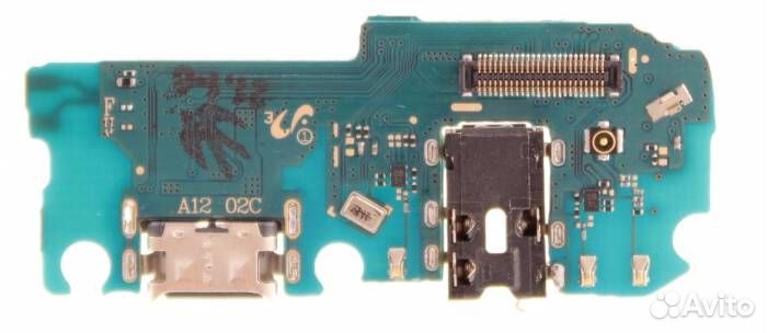 Шлейф Samsung A125F A12 (плата) + разъем зарядки +