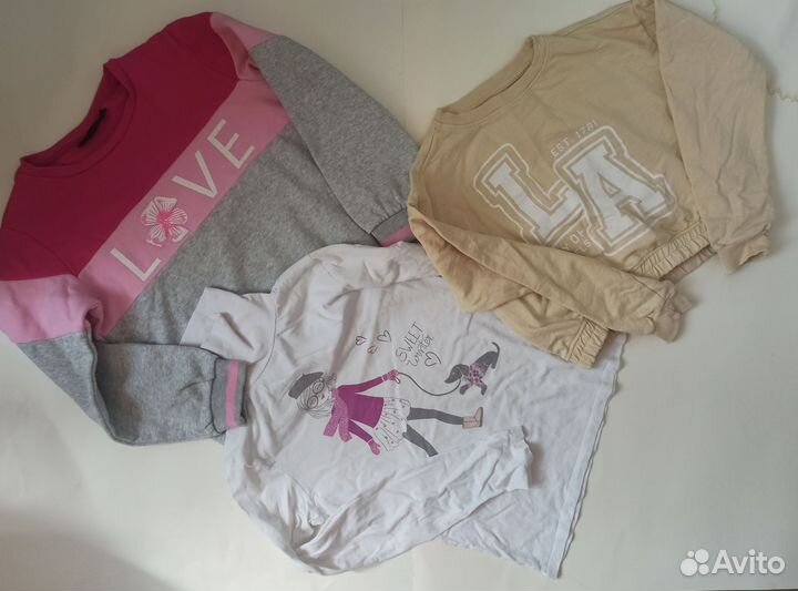 Пакет вещей на девочку размеры 134-164