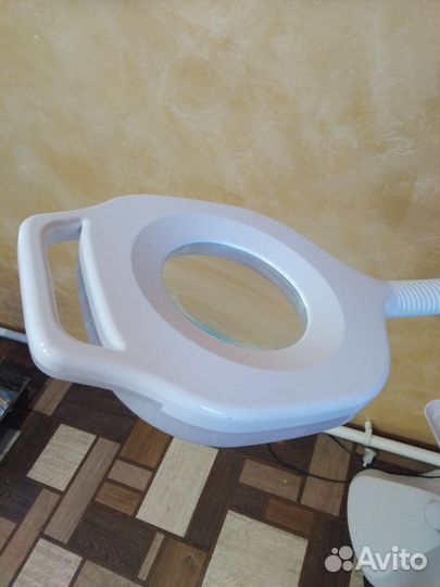 Лампа лупа напольная бу